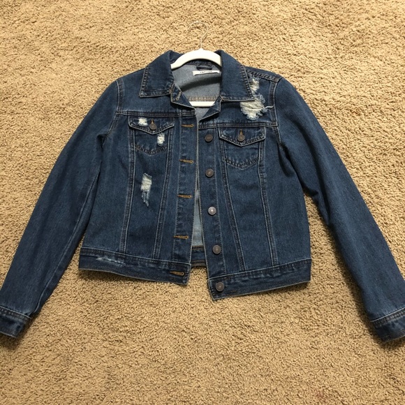 NEVER WORN jean jacket - Picture 1 of 4